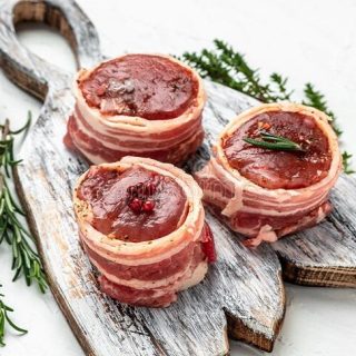 Beef Fillet Wrapped Streaky Bacon